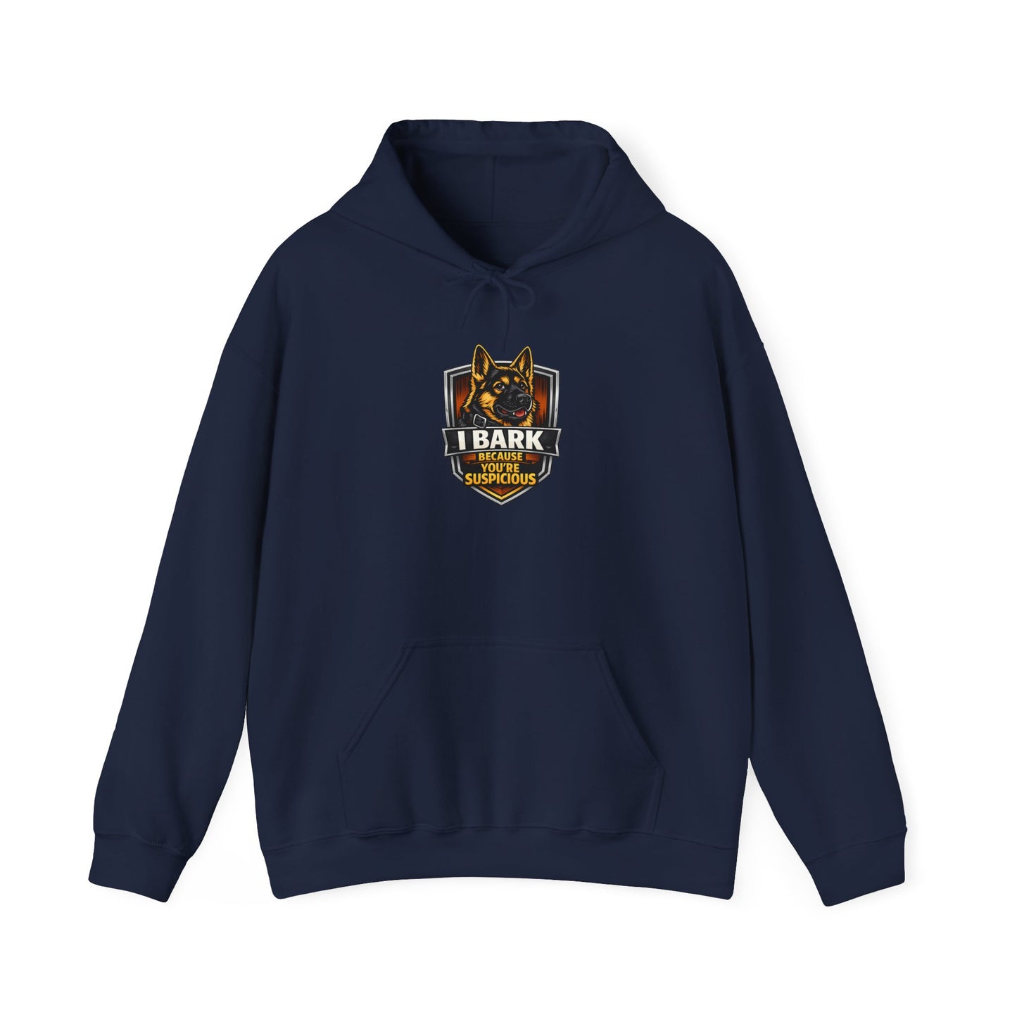 German Shepherd 'I Bark For My K9' Hoodie — Police K9 Dog Lover Sweatshirt