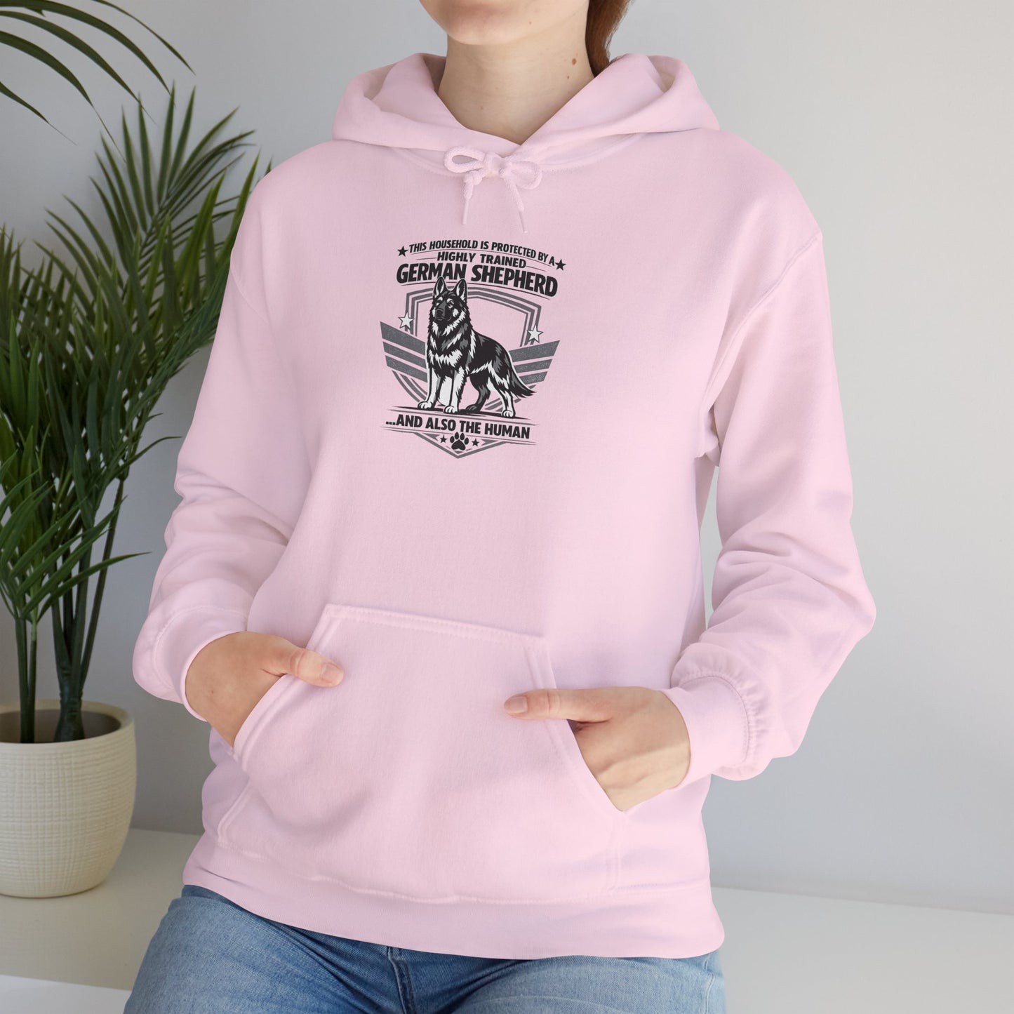 German Shepherd Hoodie – 'Loyal to the End' Vintage Dog Lover Sweatshirt