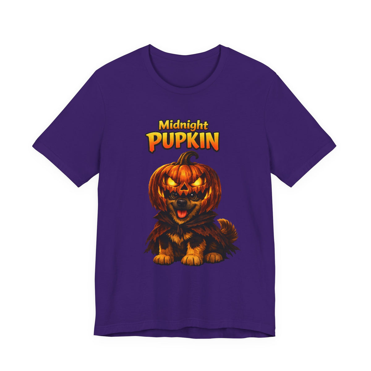 Midnight Pupkin German Shepherd Halloween T-Shirt – Pumpkin GSD Dog Lover Graphic Tee