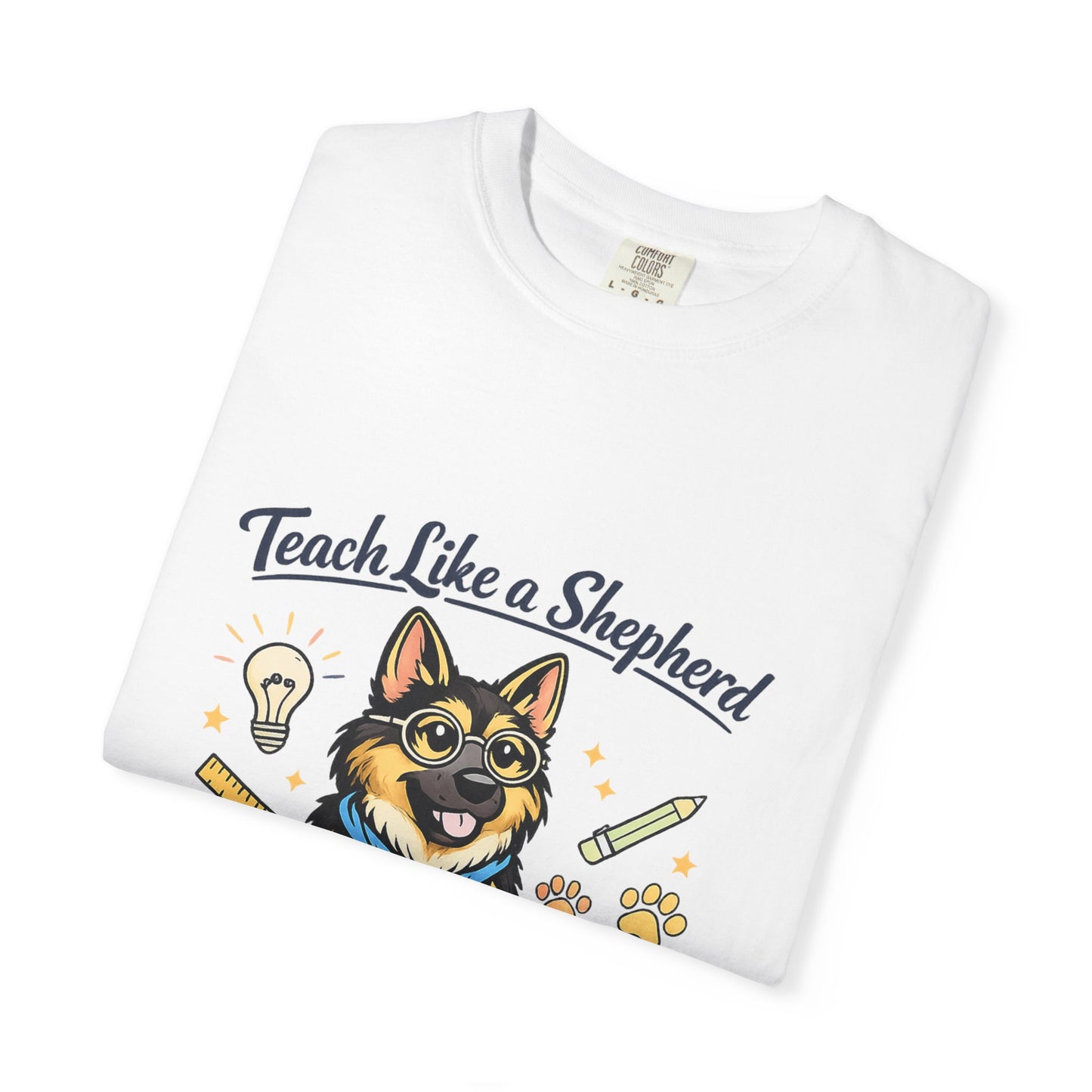 Teacher Life German Shepherd T‑Shirt – Funny Back to School Dog Lover Tee | Classroom Educator Gift | Bella Canvas 3001