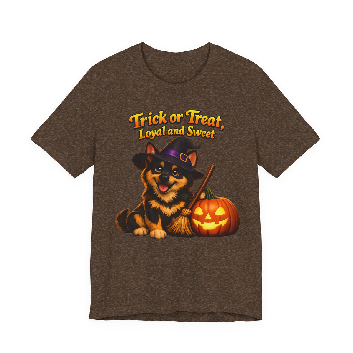 German Shepherd Halloween Witch Shirt – Trick or Treat, Loyal and Sweet