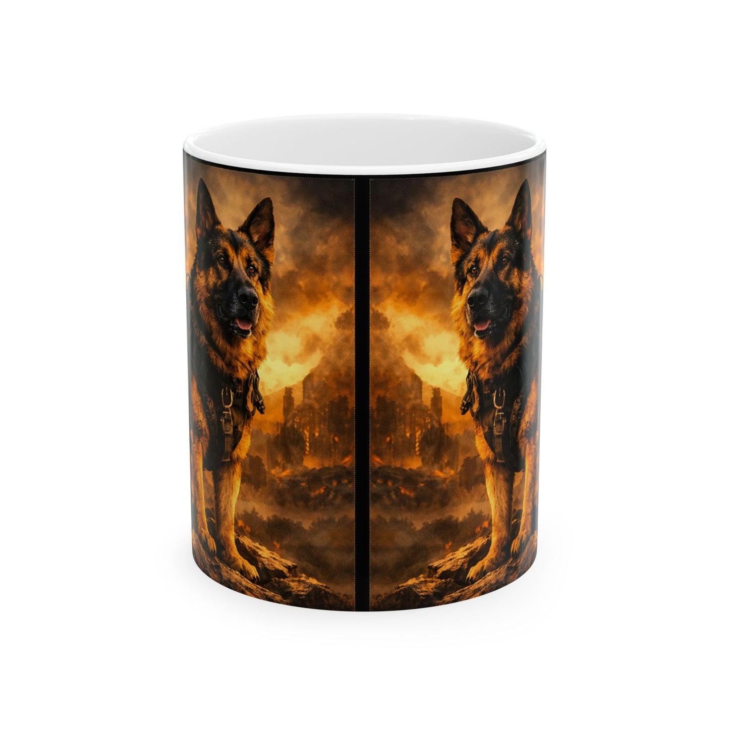 Military K9 German Shepherd Mug | Ceramic Coffee Tea Cup