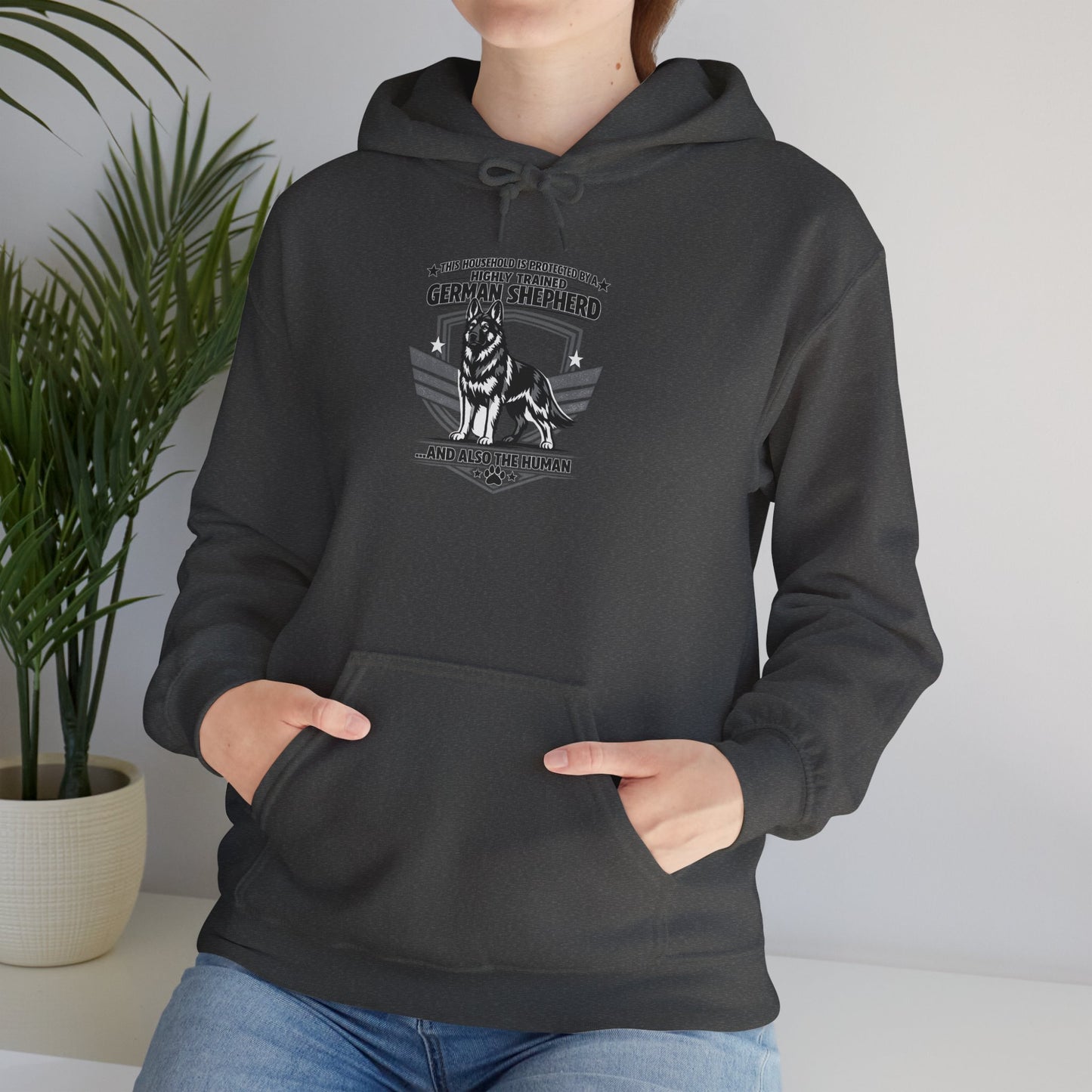 German Shepherd Hoodie – 'Loyal to the End' Vintage Dog Lover Sweatshirt