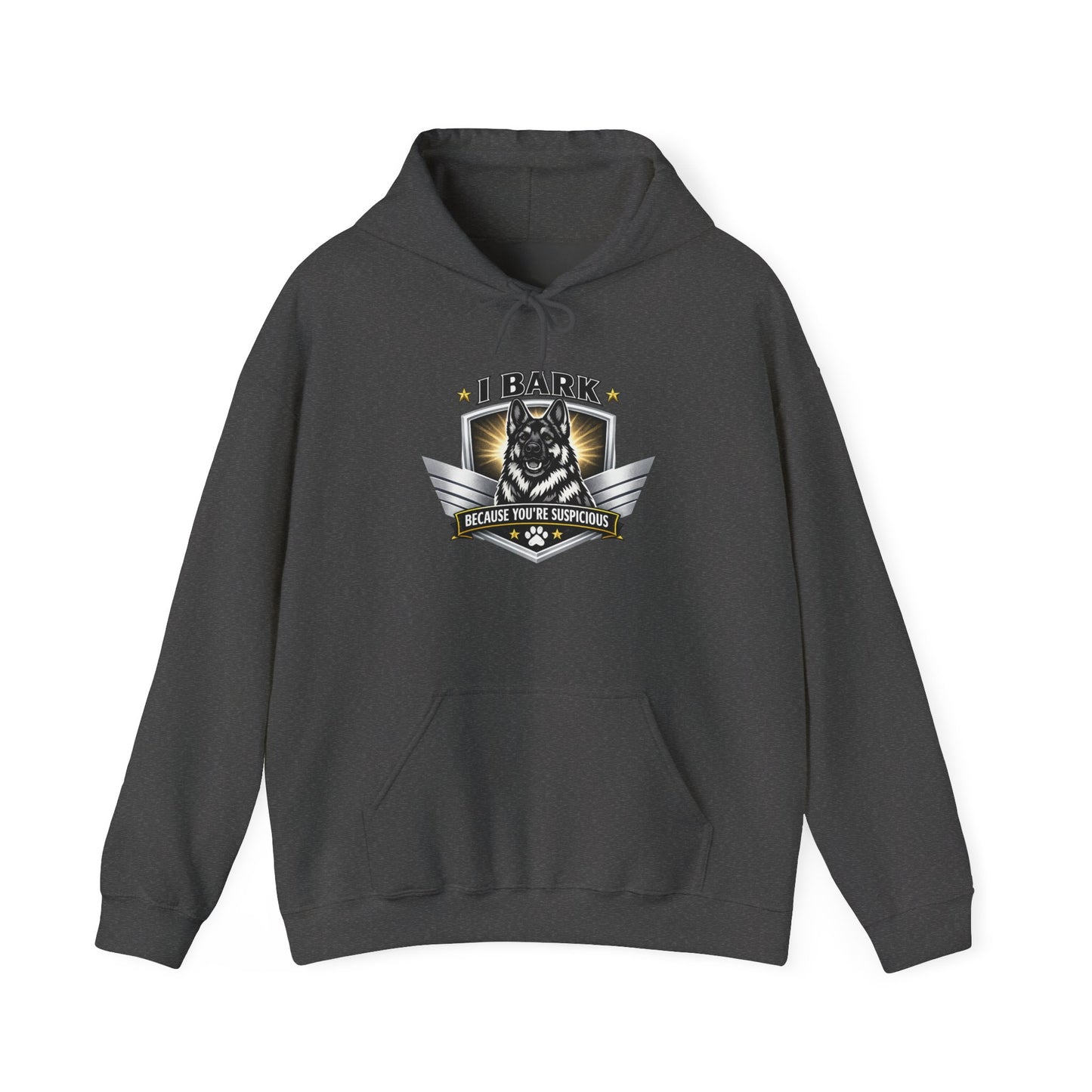 Dog Dad Hoodie - "I Bark Because You Snore" Graphic Pullover for Pet Lovers