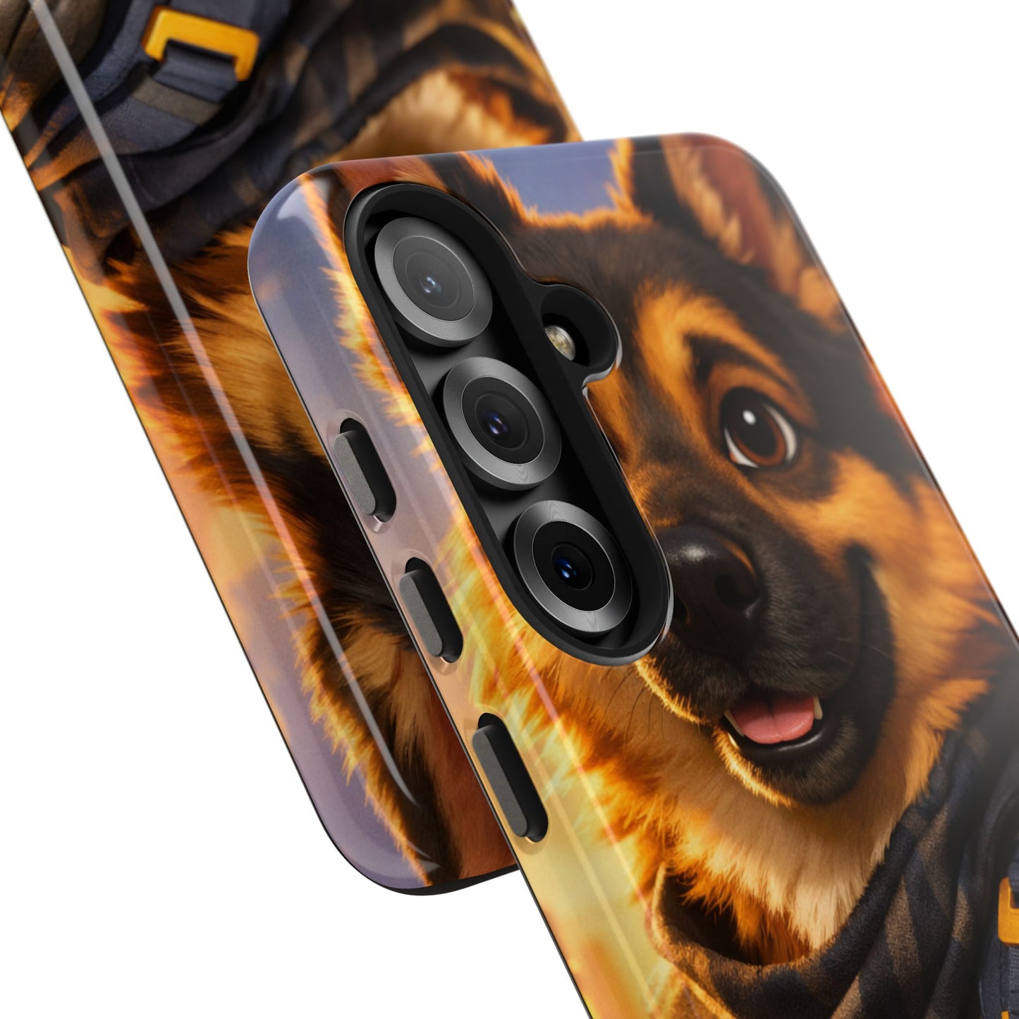 German Shepherd Tactical Hero Phone Case – Tough Protective Cover for iPhone & Samsung