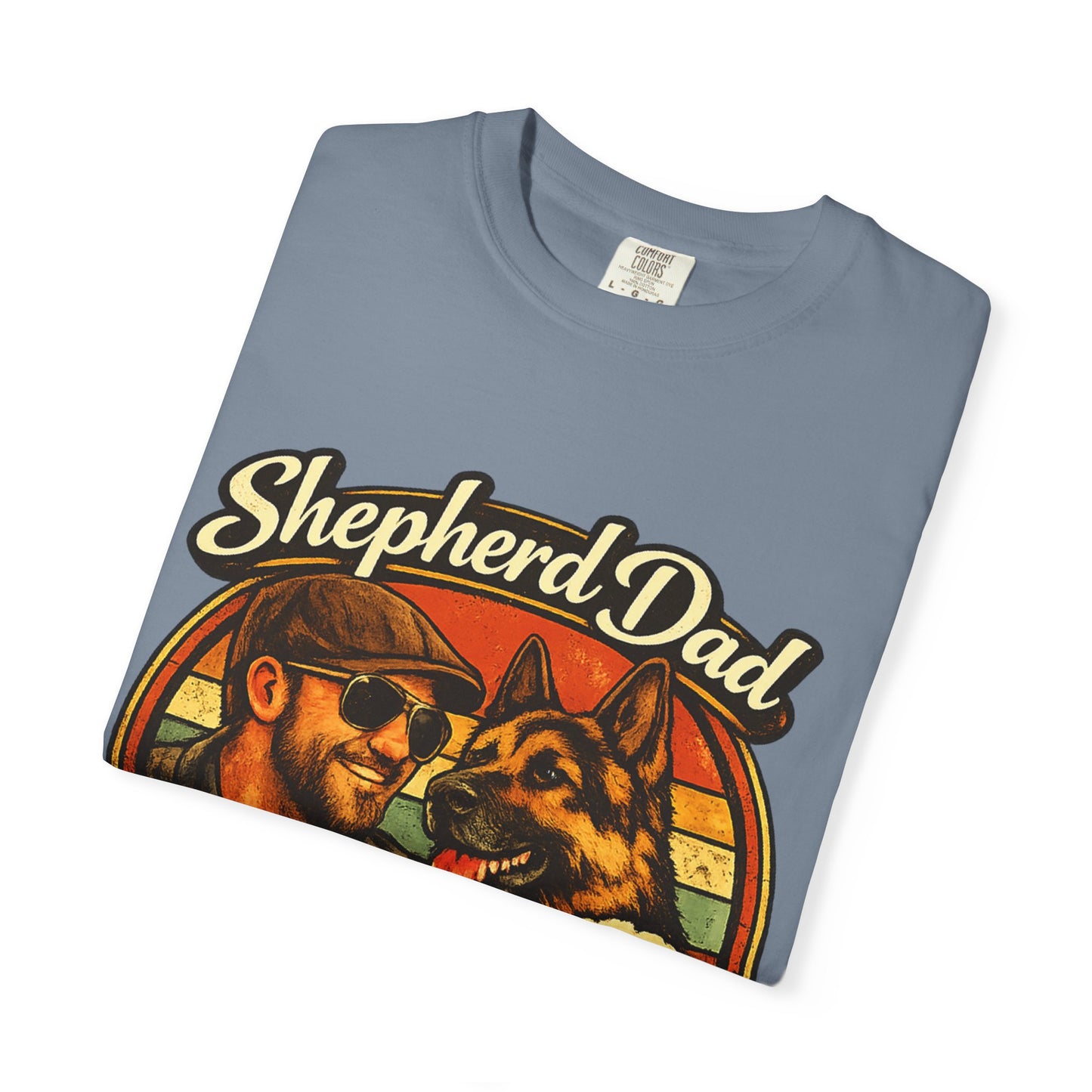 Shepherd Dad graphic T-Shirt | German Shepherd owner tee, dog lover shirt