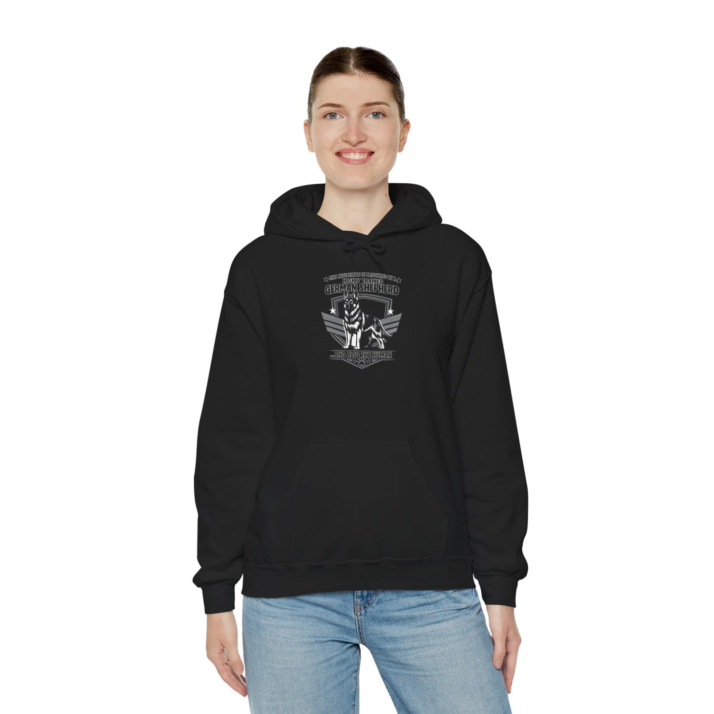 German Shepherd Hoodie – 'Loyal to the End' Vintage Dog Lover Sweatshirt