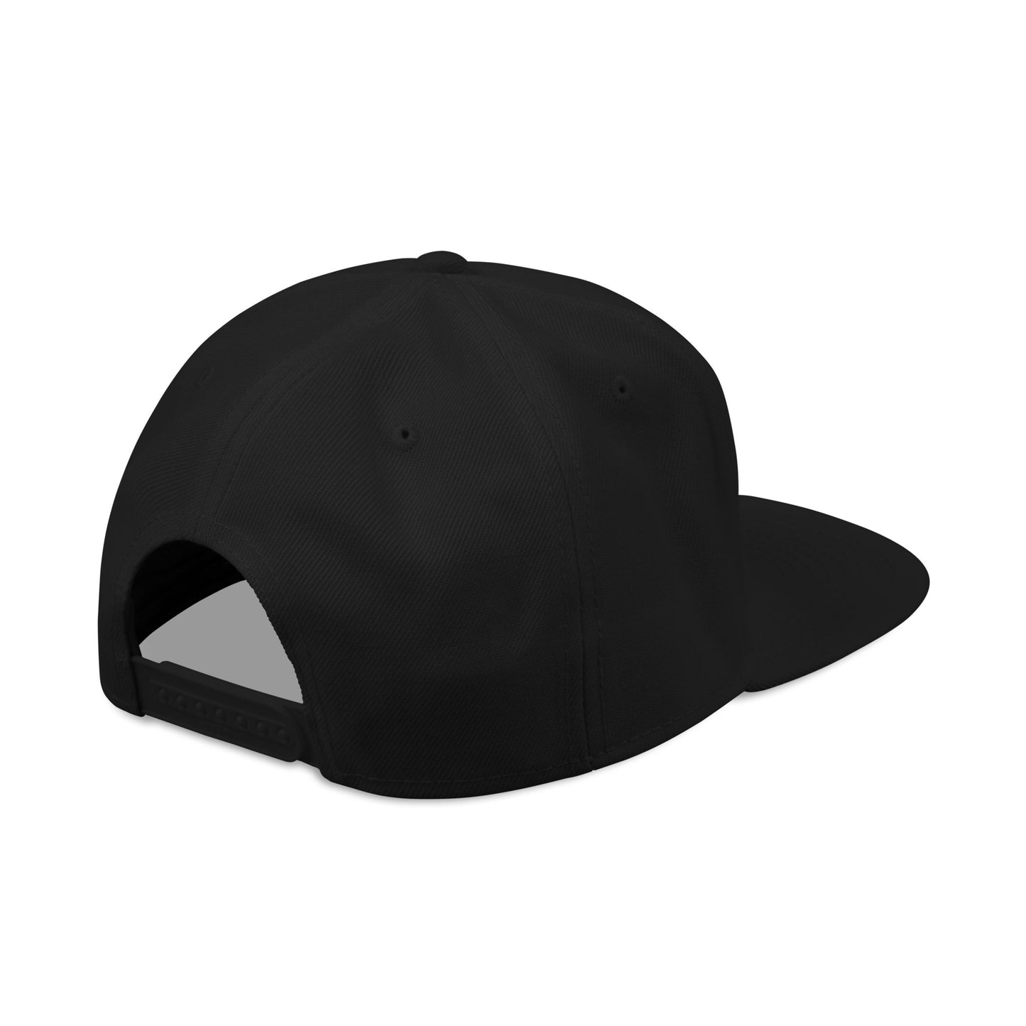 Embroidered Crown Skull Snapback Hat — Streetwear Baseball Cap with Gold Accent