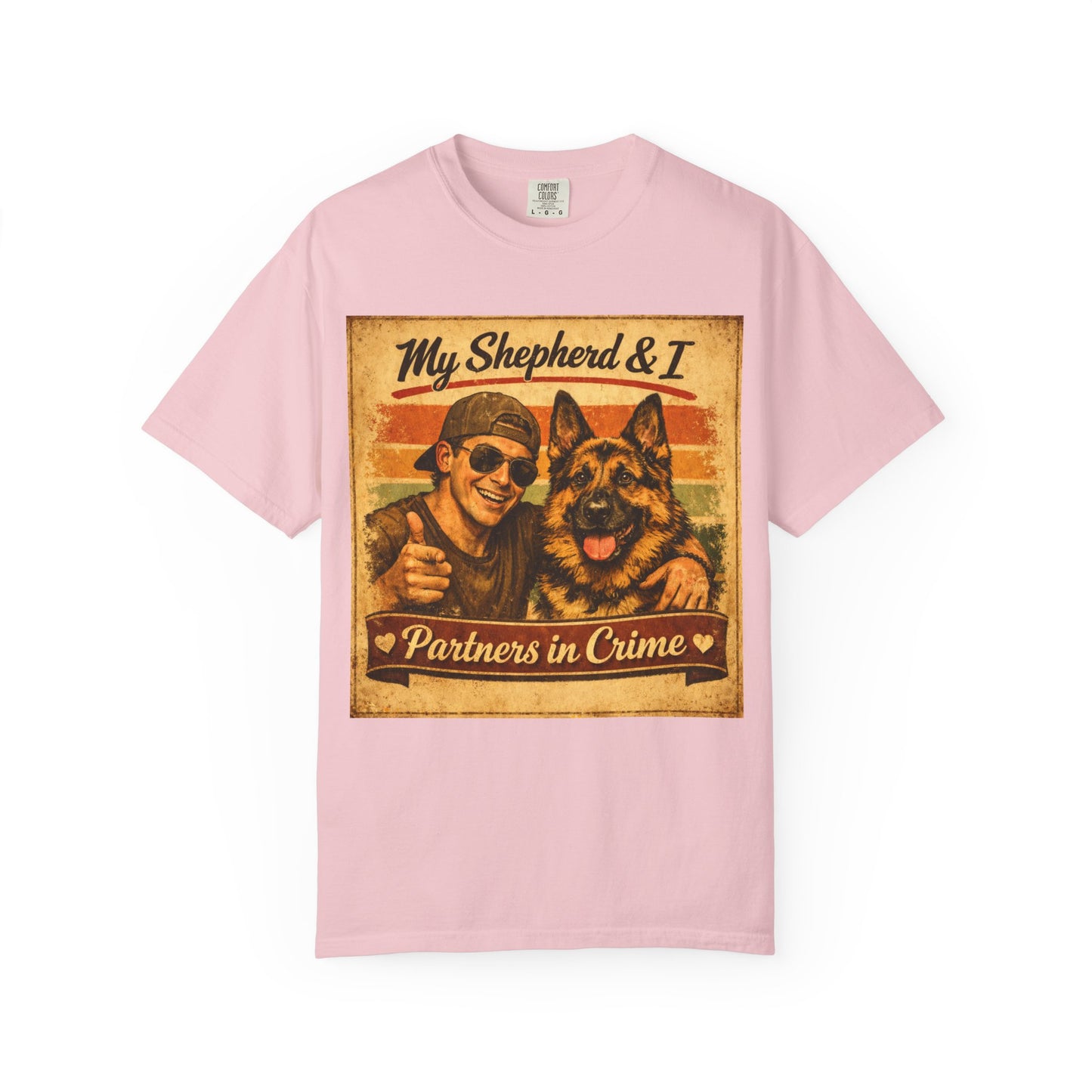 My Shepherd & I Partners in Crime T-Shirt | German Shepherd Dog Tee
