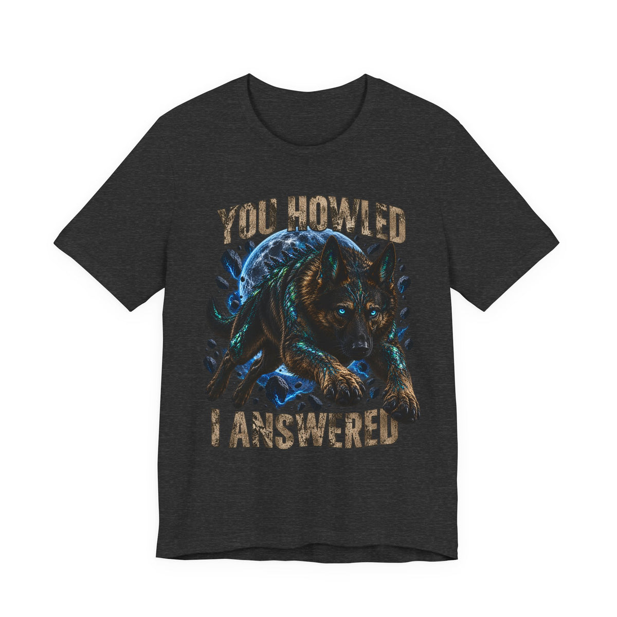 German Shepherd Alien Halloween Shirt, You Howled I Answered Tee