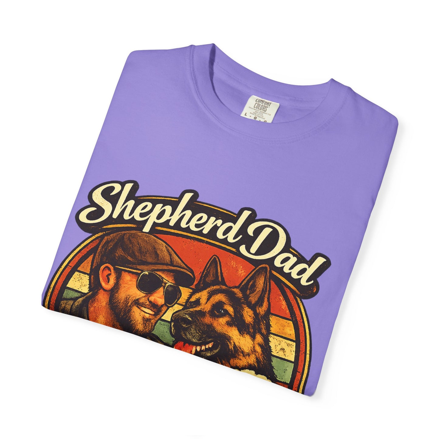 Shepherd Dad graphic T-Shirt | German Shepherd owner tee, dog lover shirt