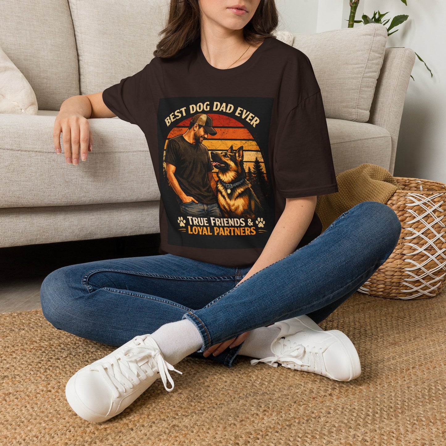 Best Dog Dad Ever T-Shirt | Dog Dad Shirt, German Shepherd Tee