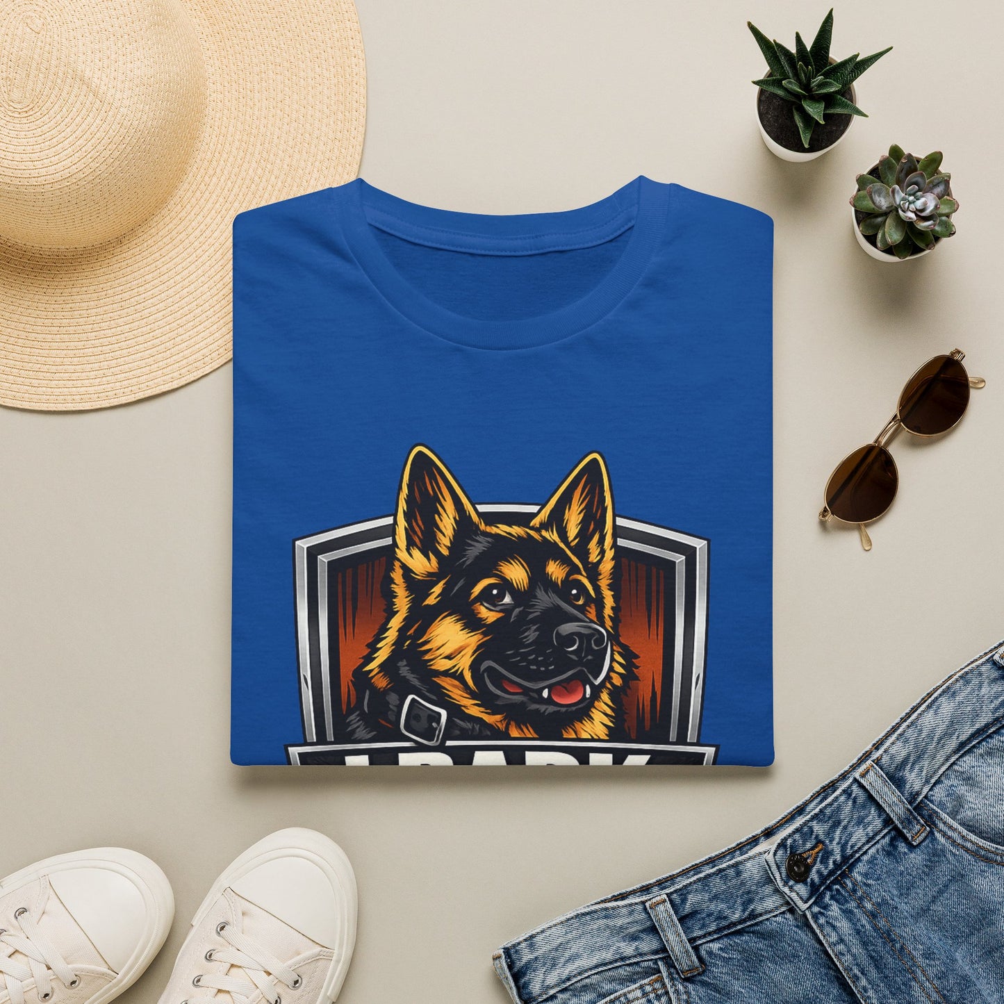 I Bark Because Youre Suspicious German Shepherd T-Shirt