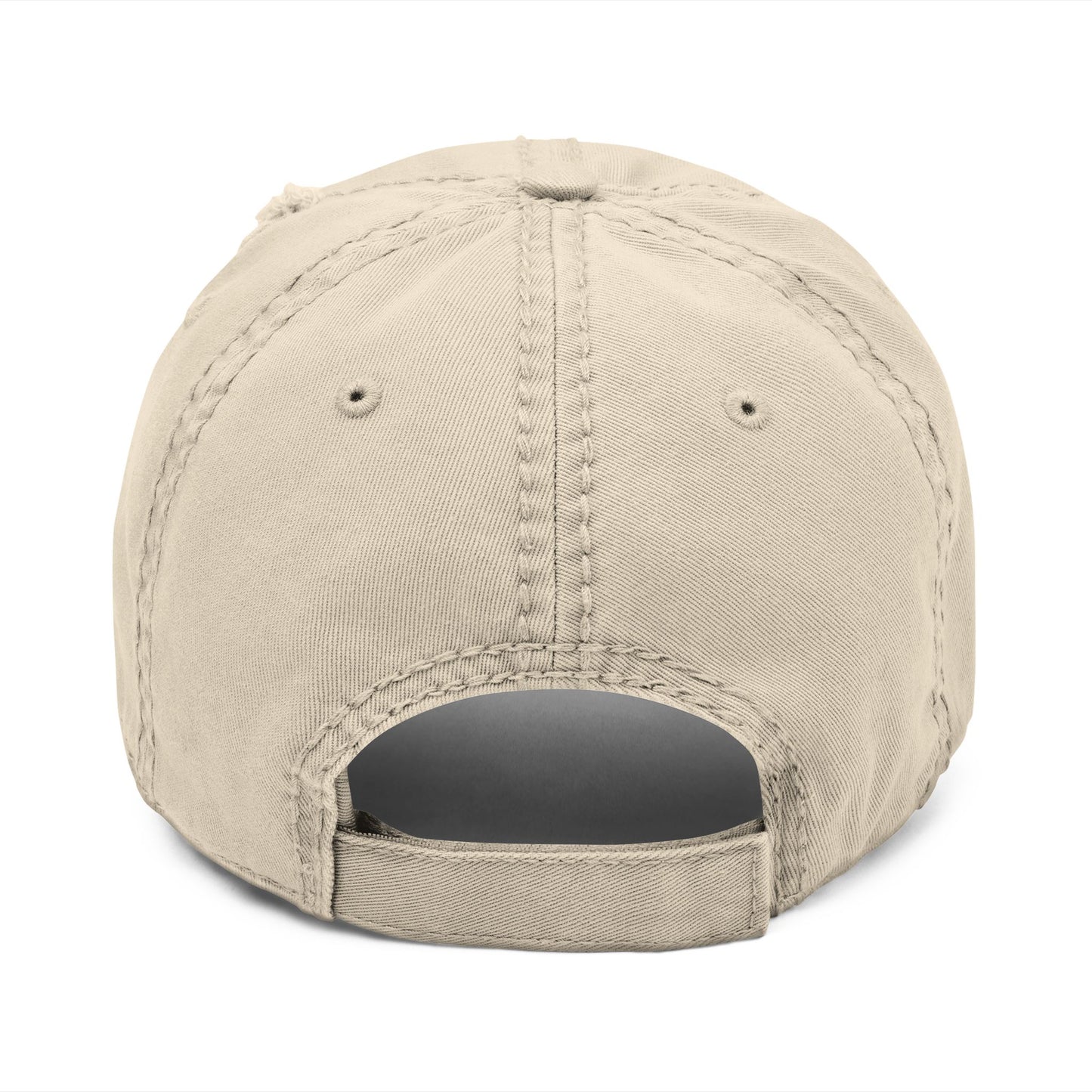 Distressed Embroidered Dad Hat — Tactical K9 Logo Cap