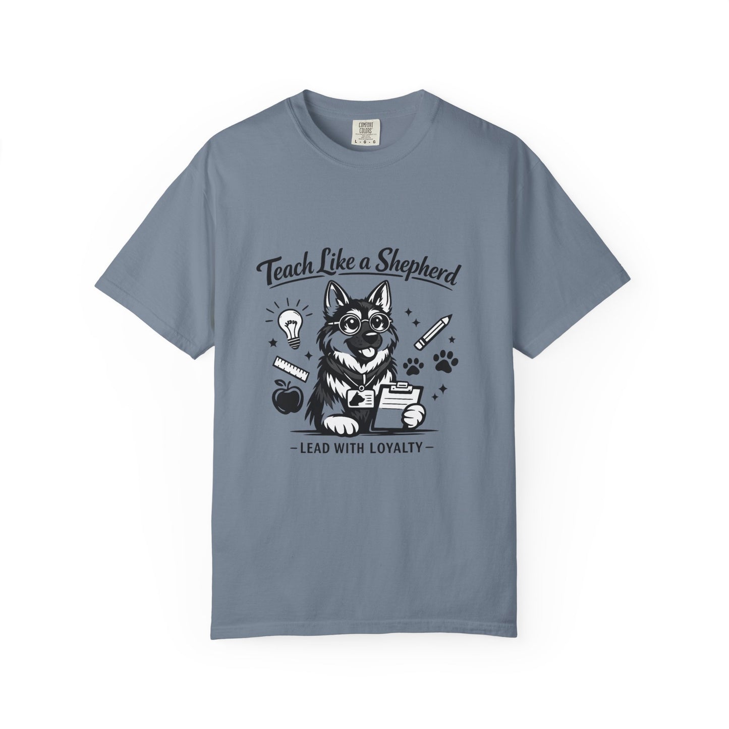 Teacher Life German Shepherd T‑Shirt – Funny Back to School Dog Lover Tee | Classroom Outfit | Gildan 64000