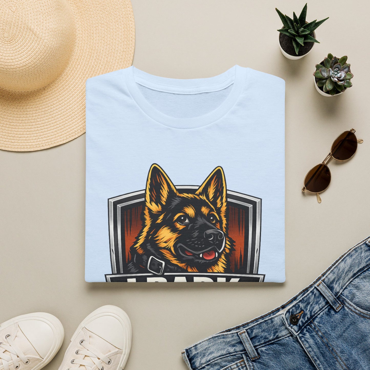 I Bark Because Youre Suspicious German Shepherd T-Shirt