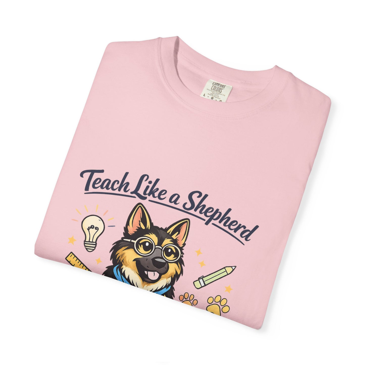 Teacher Life German Shepherd T‑Shirt – Funny Back to School Dog Lover Tee | Classroom Educator Gift | Bella Canvas 3001