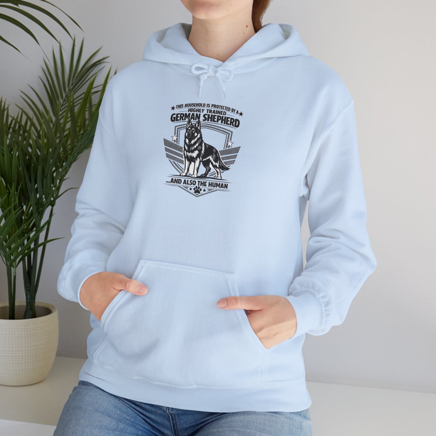 German Shepherd Hoodie – 'Loyal to the End' Vintage Dog Lover Sweatshirt