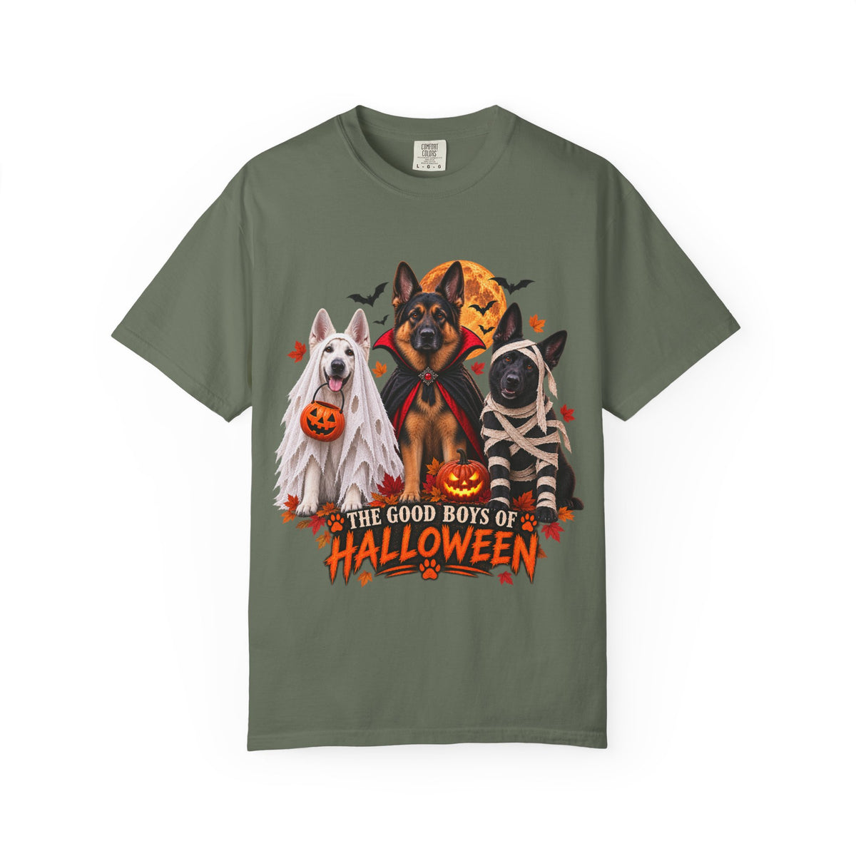 German Shepherd Halloween Shirt, Good Boys Halloween Tee, Gift for German Shepherd Lovers