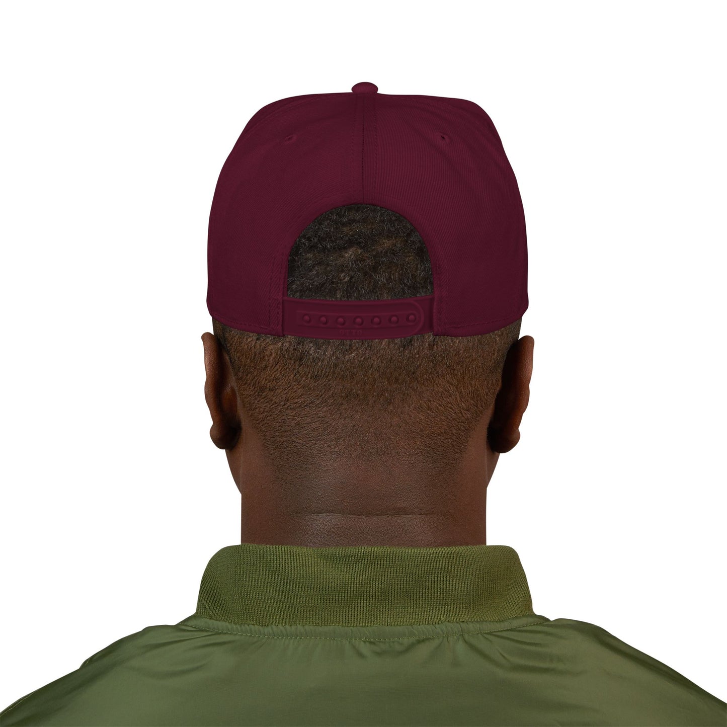 Embroidered Crown Skull Snapback Hat — Streetwear Baseball Cap with Gold Accent