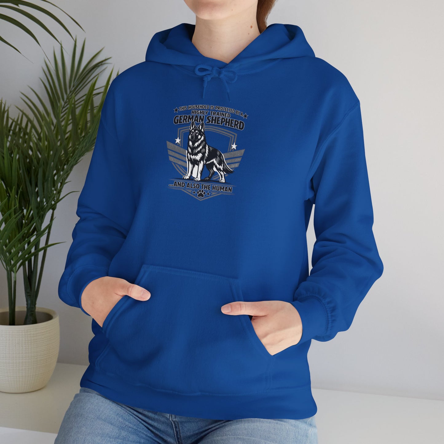 German Shepherd Hoodie – 'Loyal to the End' Vintage Dog Lover Sweatshirt