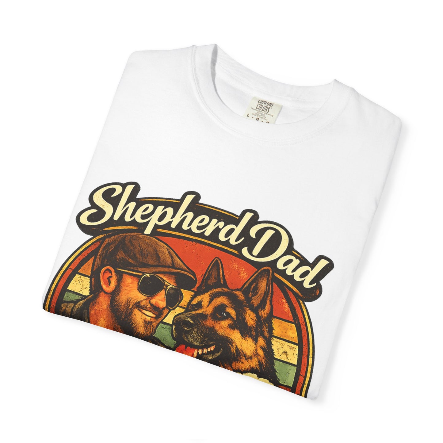 Shepherd Dad graphic T-Shirt | German Shepherd owner tee, dog lover shirt