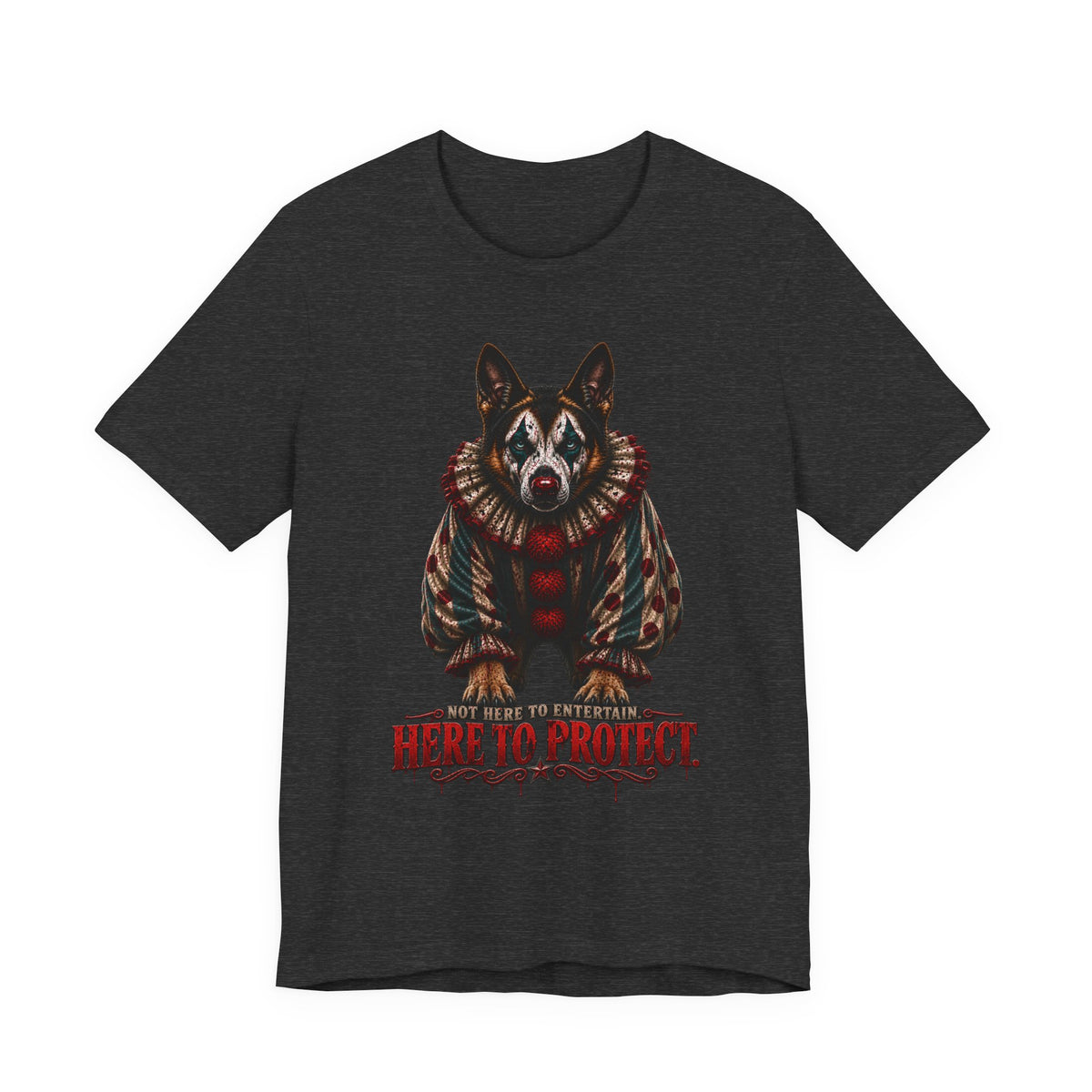 Not Here to Entertain, Here to Protect German Shepherd Halloween T-Shirt