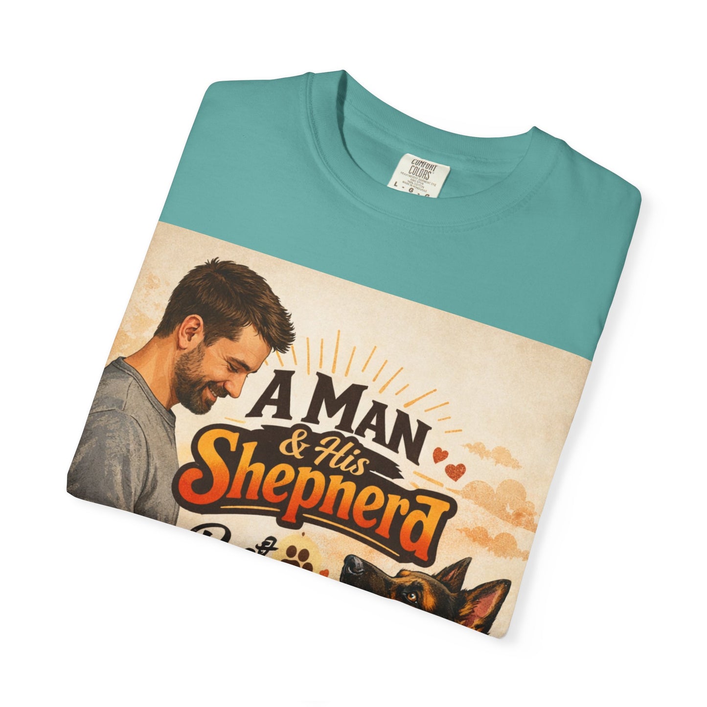 A Man & His Shepherd Best Friends for Life T‑Shirt — German Shepherd Dog Lover Tee