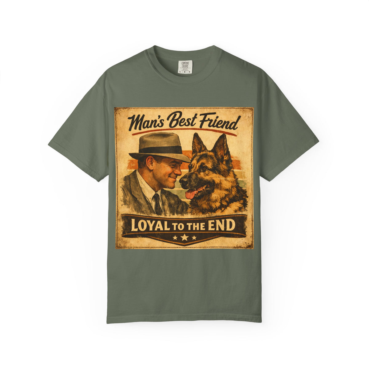 Man's Best Friend T-Shirt | Loyal to the End German Shepherd Shirt