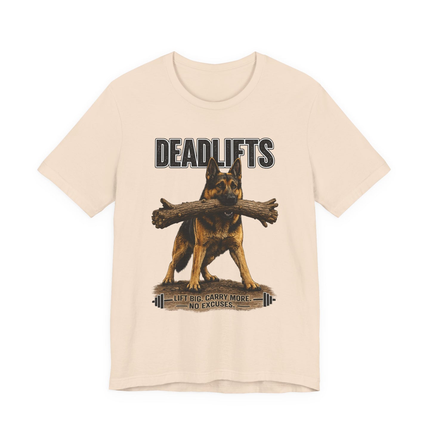 Deadlifts | German Shepherd Gym T-Shirt | Pickens Athletic Standards™