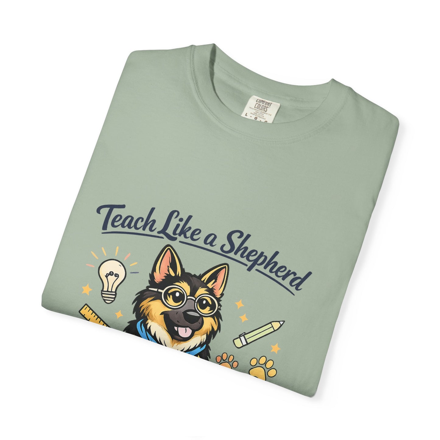 Teacher Life German Shepherd T‑Shirt – Funny Back to School Dog Lover Tee | Classroom Educator Gift | Bella Canvas 3001