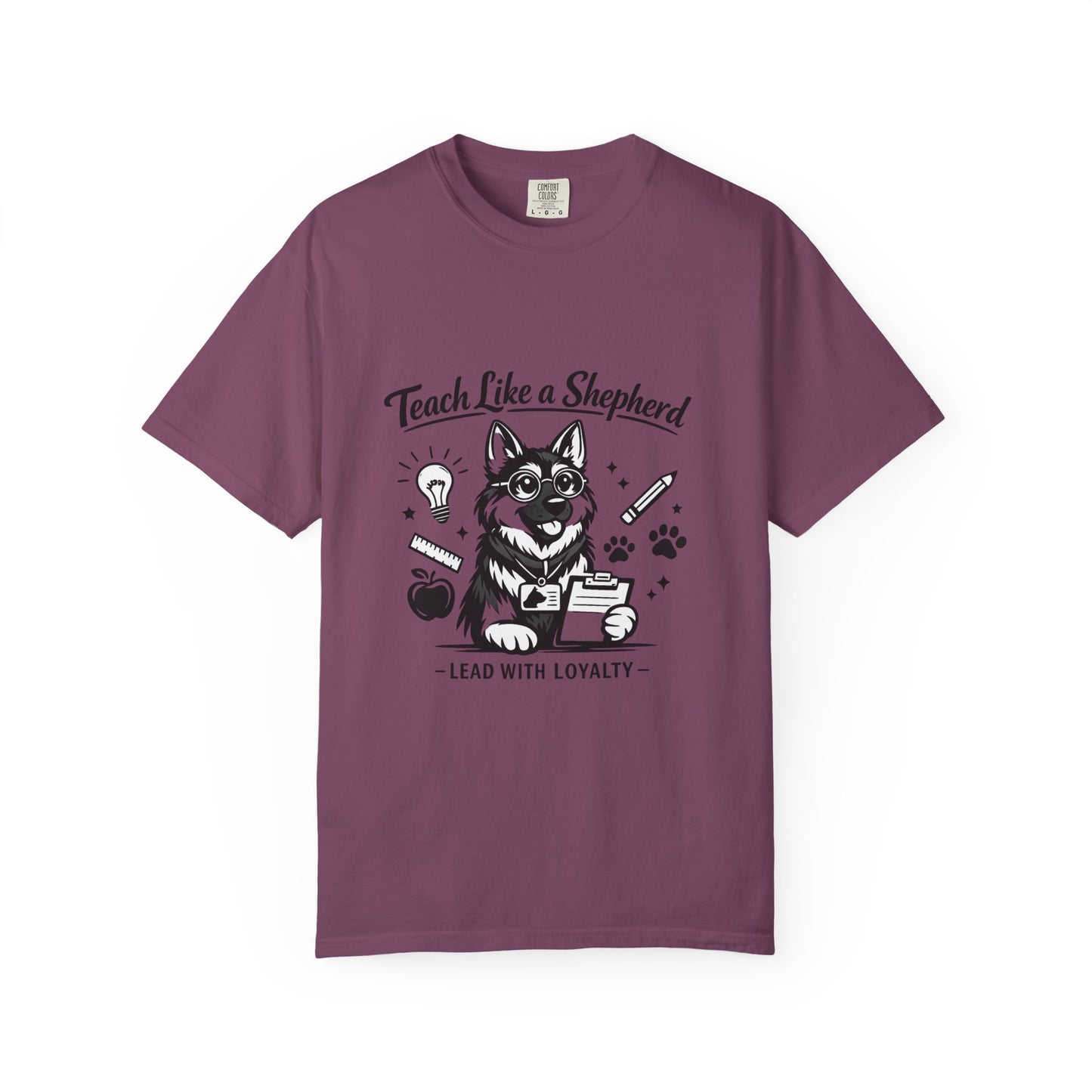 Teacher Life German Shepherd T‑Shirt – Funny Back to School Dog Lover Tee | Classroom Outfit | Gildan 64000