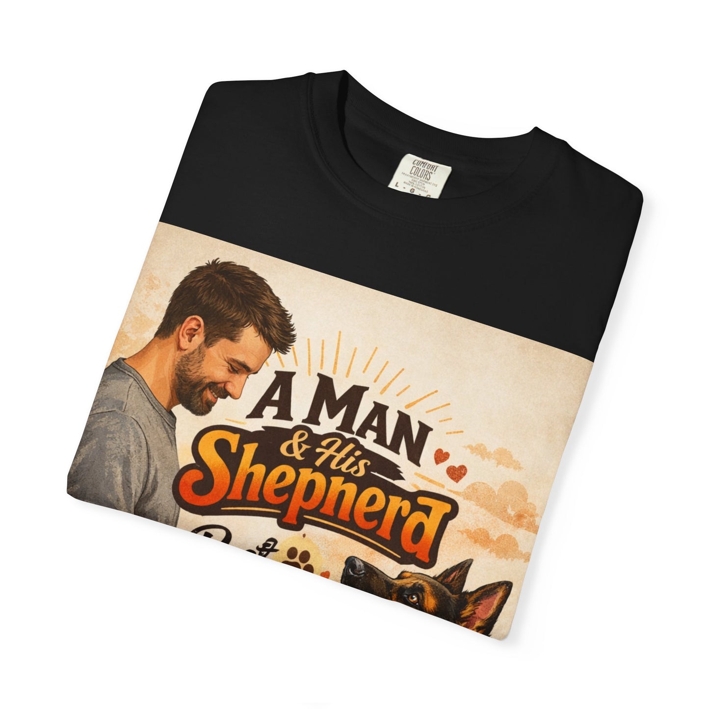A Man & His Shepherd Best Friends for Life T‑Shirt — German Shepherd Dog Lover Tee