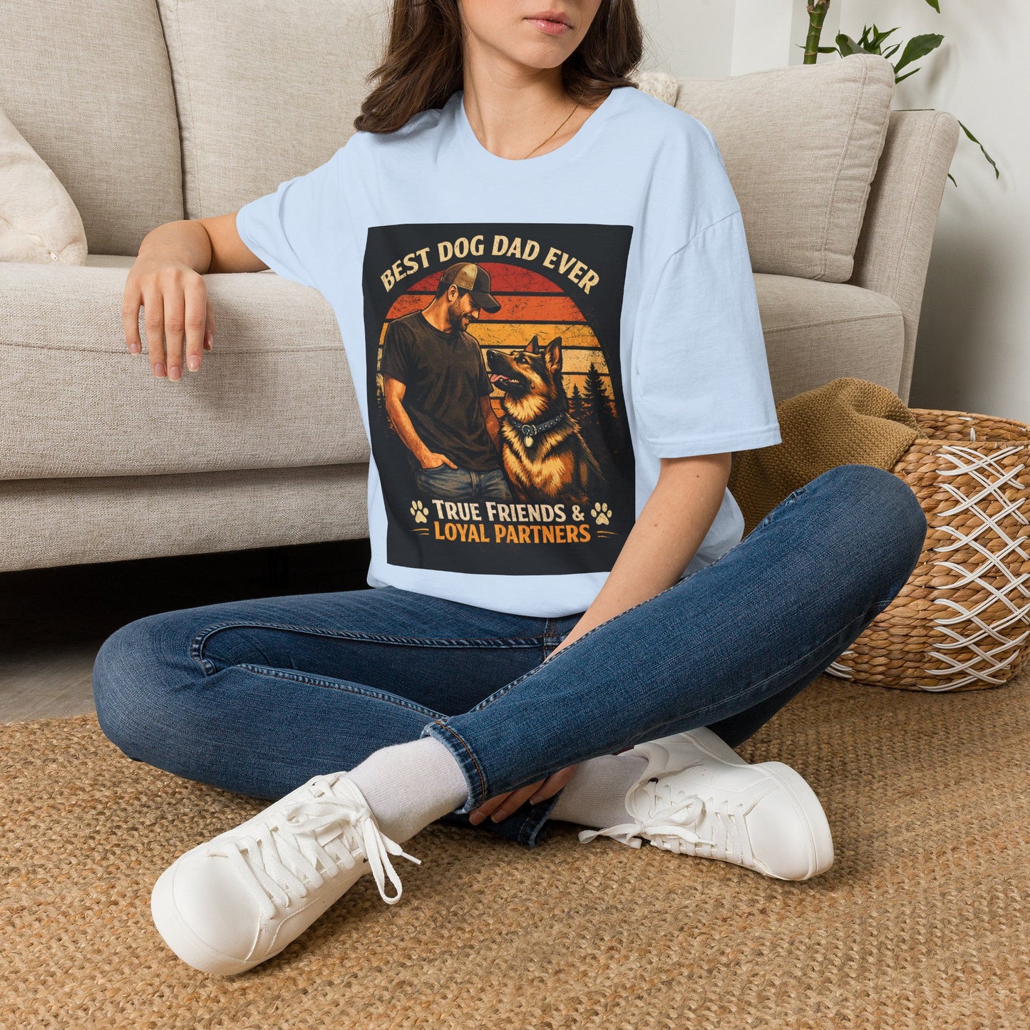Best Dog Dad Ever T-Shirt | Dog Dad Shirt, German Shepherd Tee