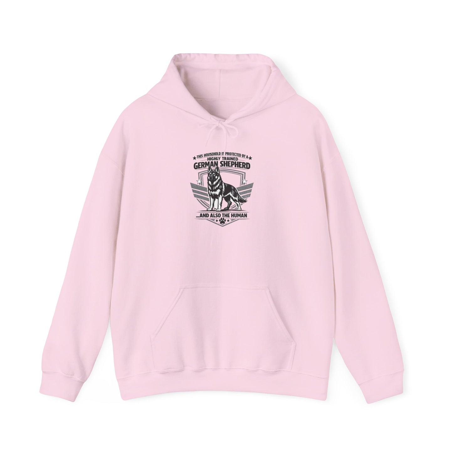 German Shepherd Hoodie – 'Loyal to the End' Vintage Dog Lover Sweatshirt