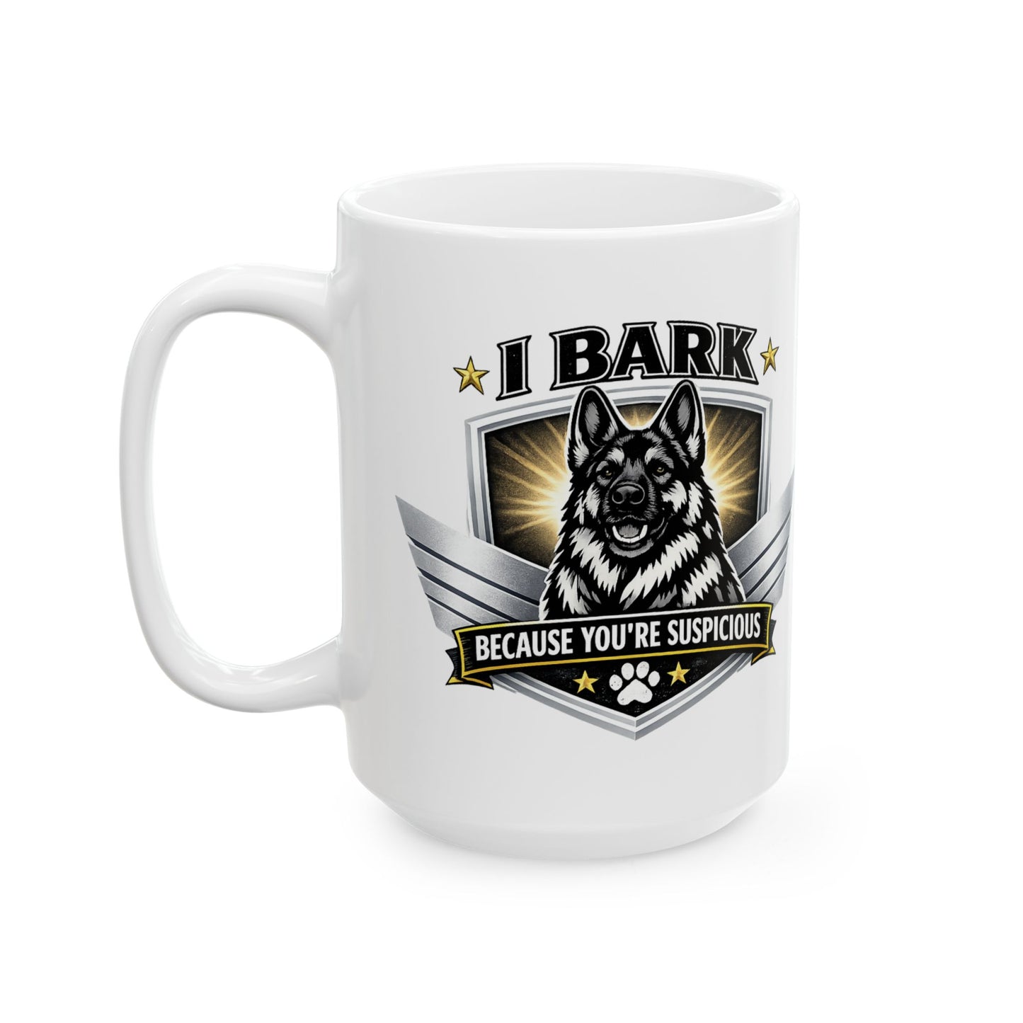 Veteran Ceramic Mug - "I Bear Arms Because I Care" Patriotic Military Coffee Cup