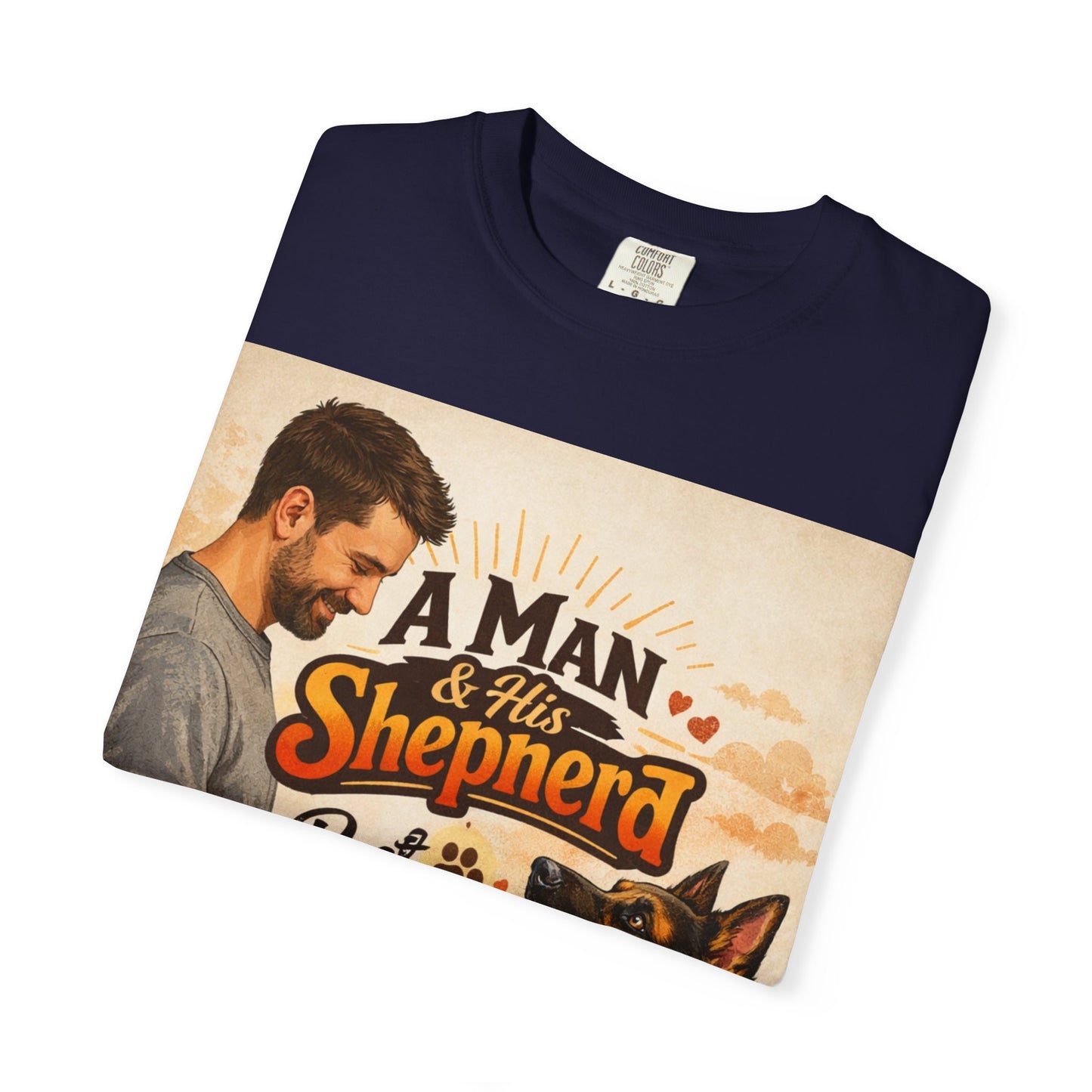 A Man & His Shepherd Best Friends for Life T‑Shirt — German Shepherd Dog Lover Tee