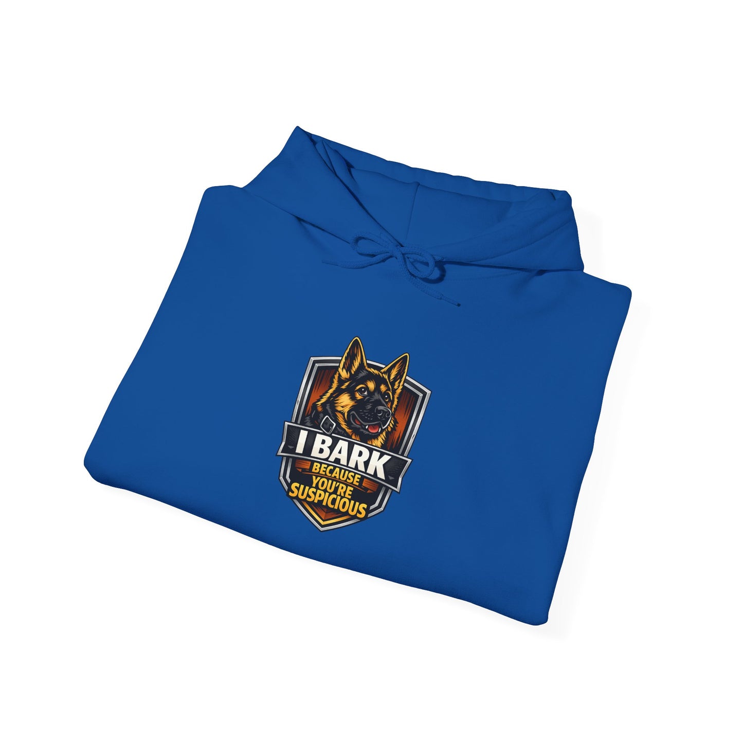 German Shepherd 'I Bark For My K9' Hoodie — Police K9 Dog Lover Sweatshirt