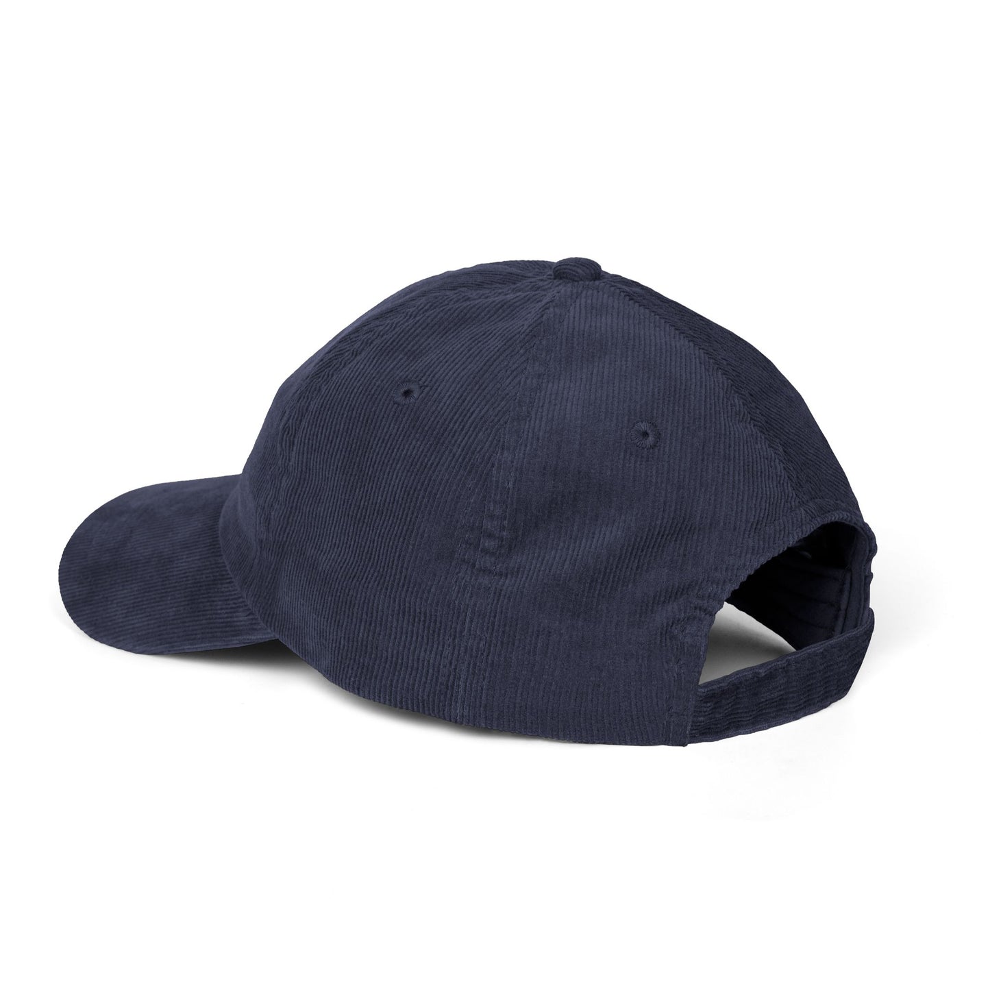 Vintage Corduroy Embroidered Cap – Retro Badge Baseball Hat