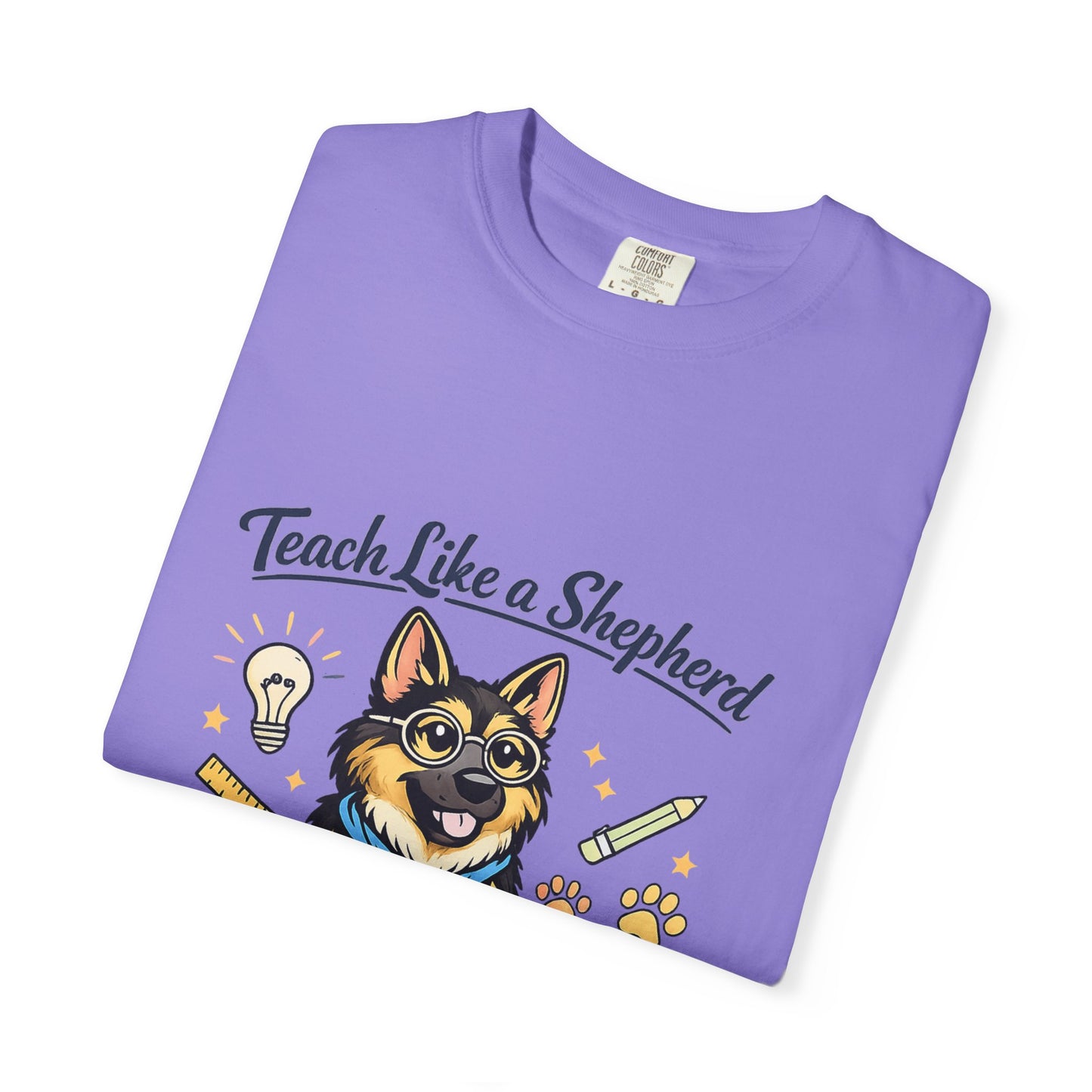 Teacher Life German Shepherd T‑Shirt – Funny Back to School Dog Lover Tee | Classroom Educator Gift | Bella Canvas 3001