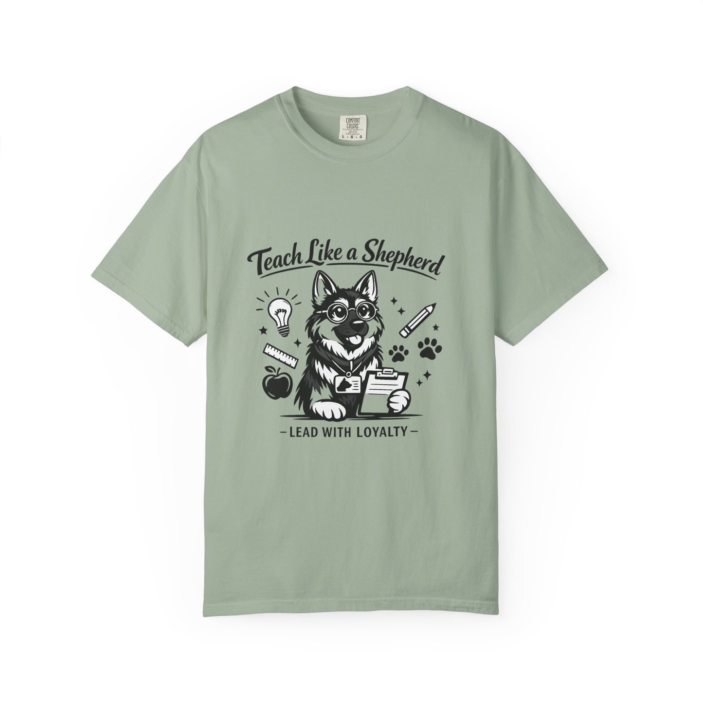 Teacher Life German Shepherd T‑Shirt – Funny Back to School Dog Lover Tee | Classroom Outfit | Gildan 64000