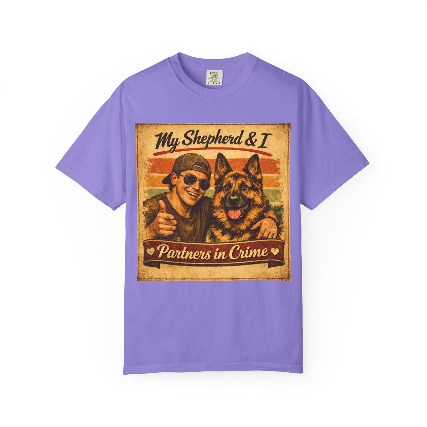 My Shepherd & I Partners in Crime T-Shirt | German Shepherd Dog Tee