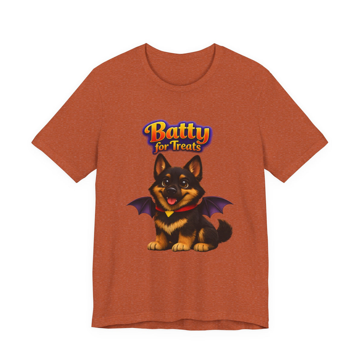 Batty for Treats German Shepherd Halloween T-Shirt