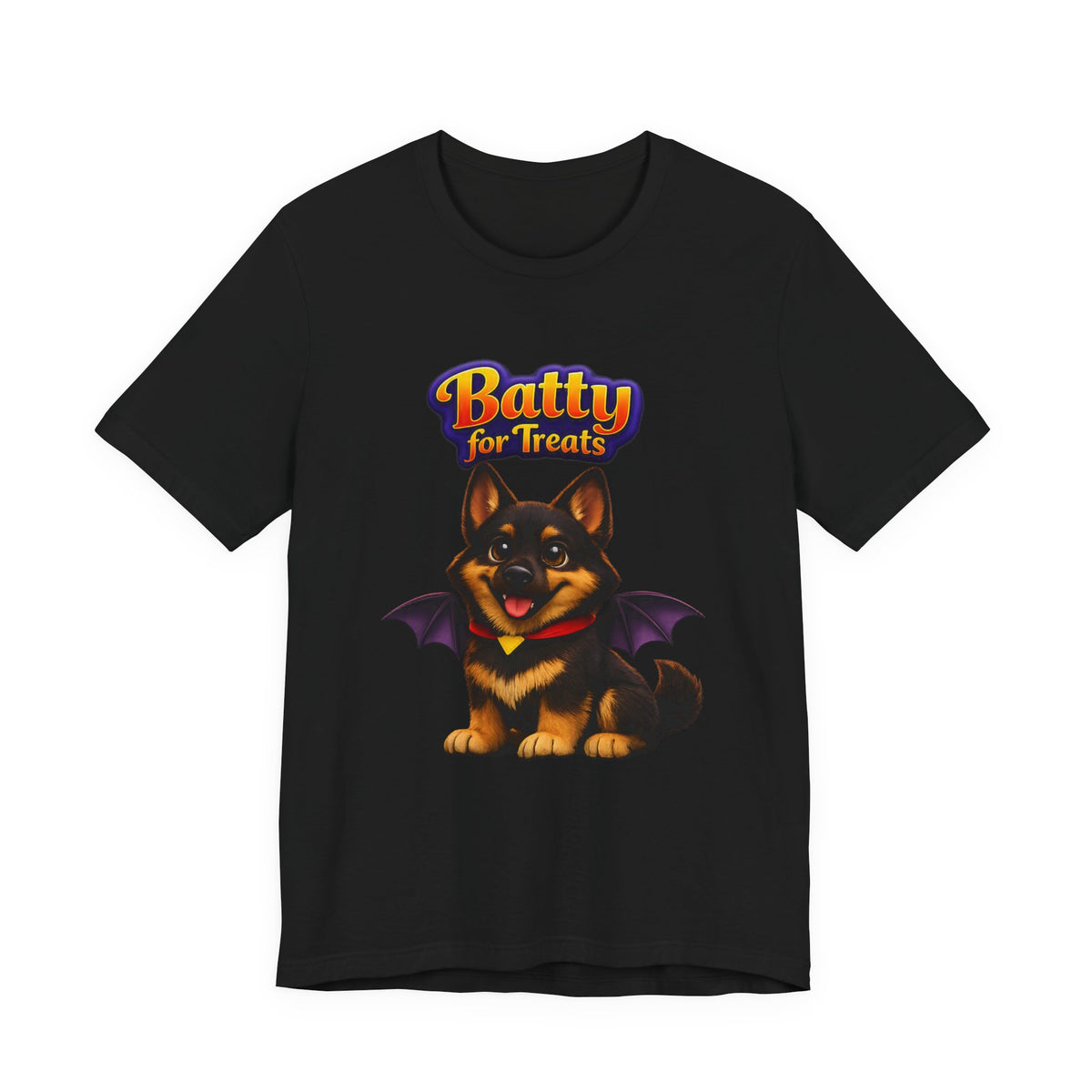 Batty for Treats German Shepherd Halloween T-Shirt