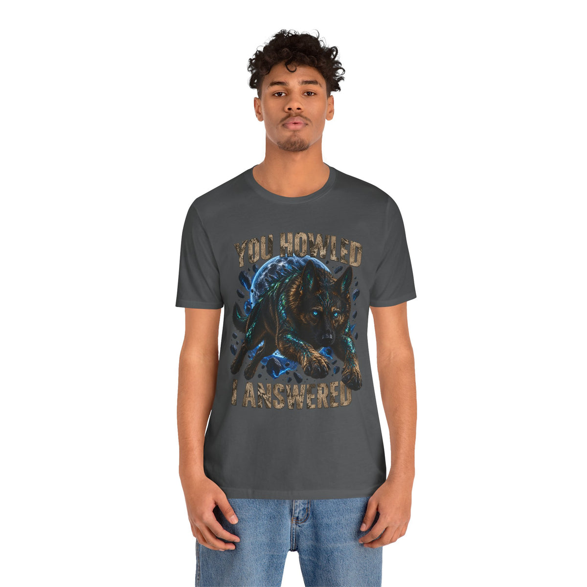 German Shepherd Alien Halloween Shirt, You Howled I Answered Tee