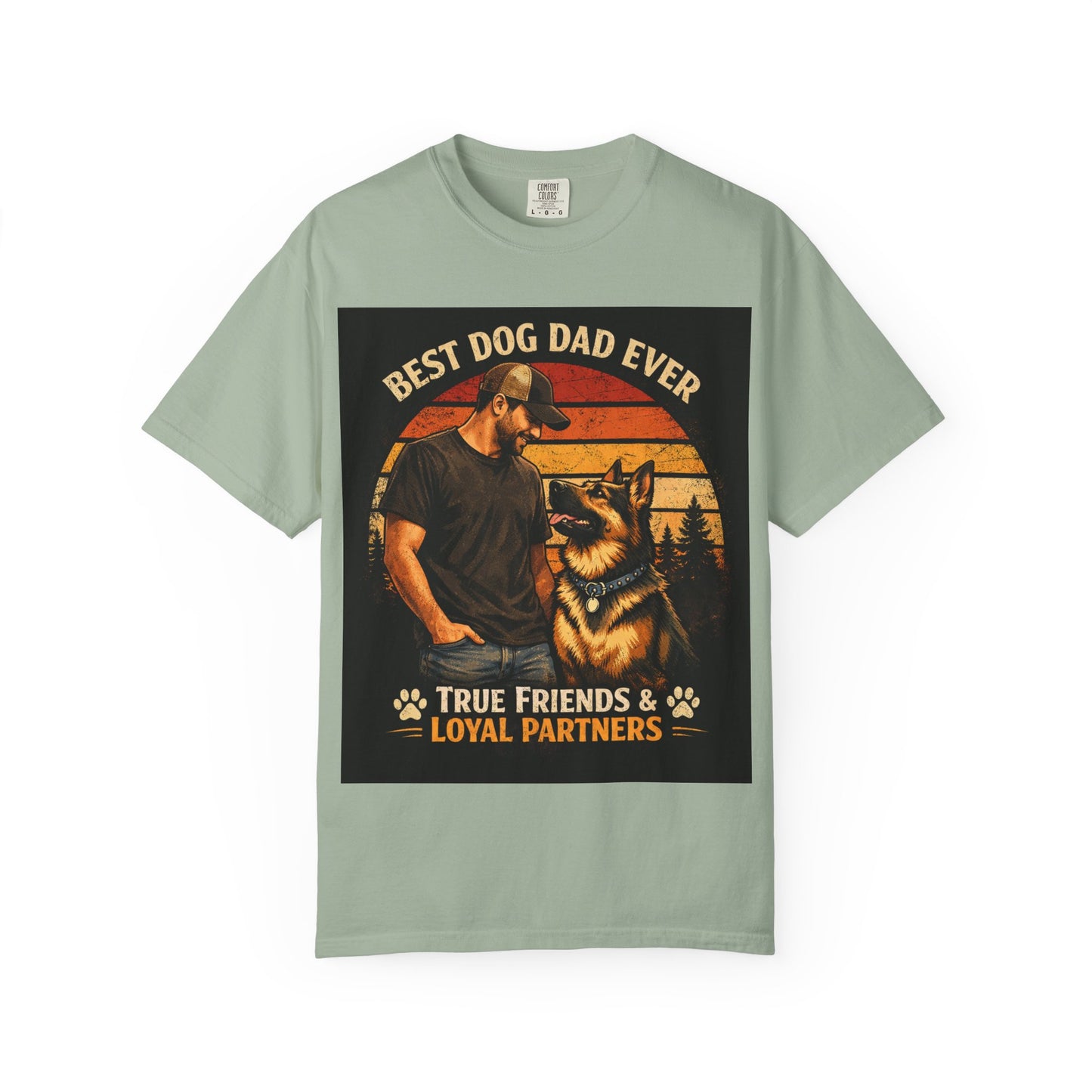 Best Dog Dad Ever T-shirt | True Friends & Loyal Partners graphic tee