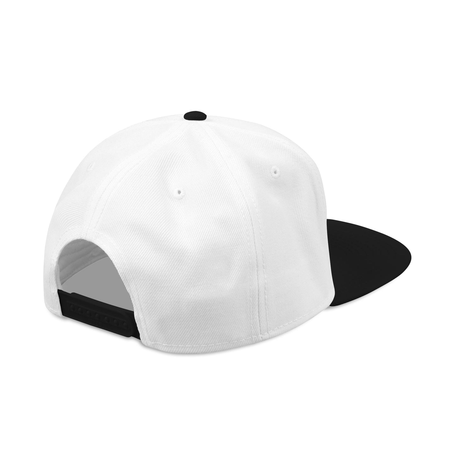 Embroidered Crown Skull Snapback Hat — Streetwear Baseball Cap with Gold Accent