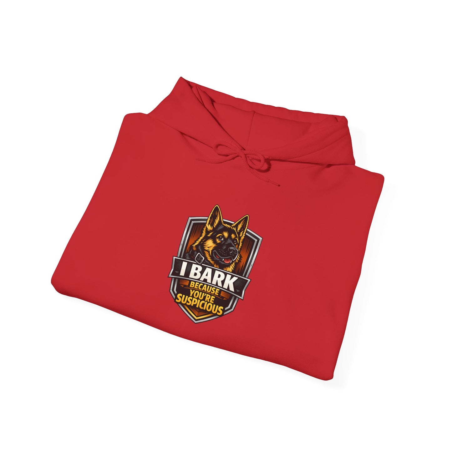 German Shepherd 'I Bark For My K9' Hoodie — Police K9 Dog Lover Sweatshirt