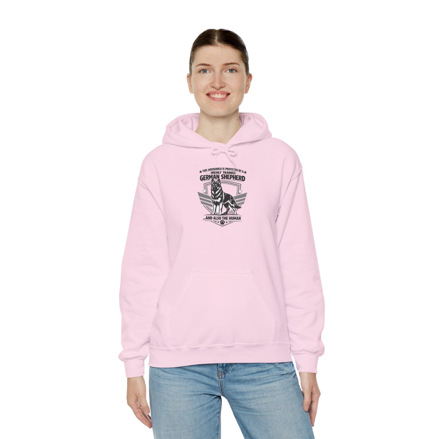 German Shepherd Hoodie – 'Loyal to the End' Vintage Dog Lover Sweatshirt