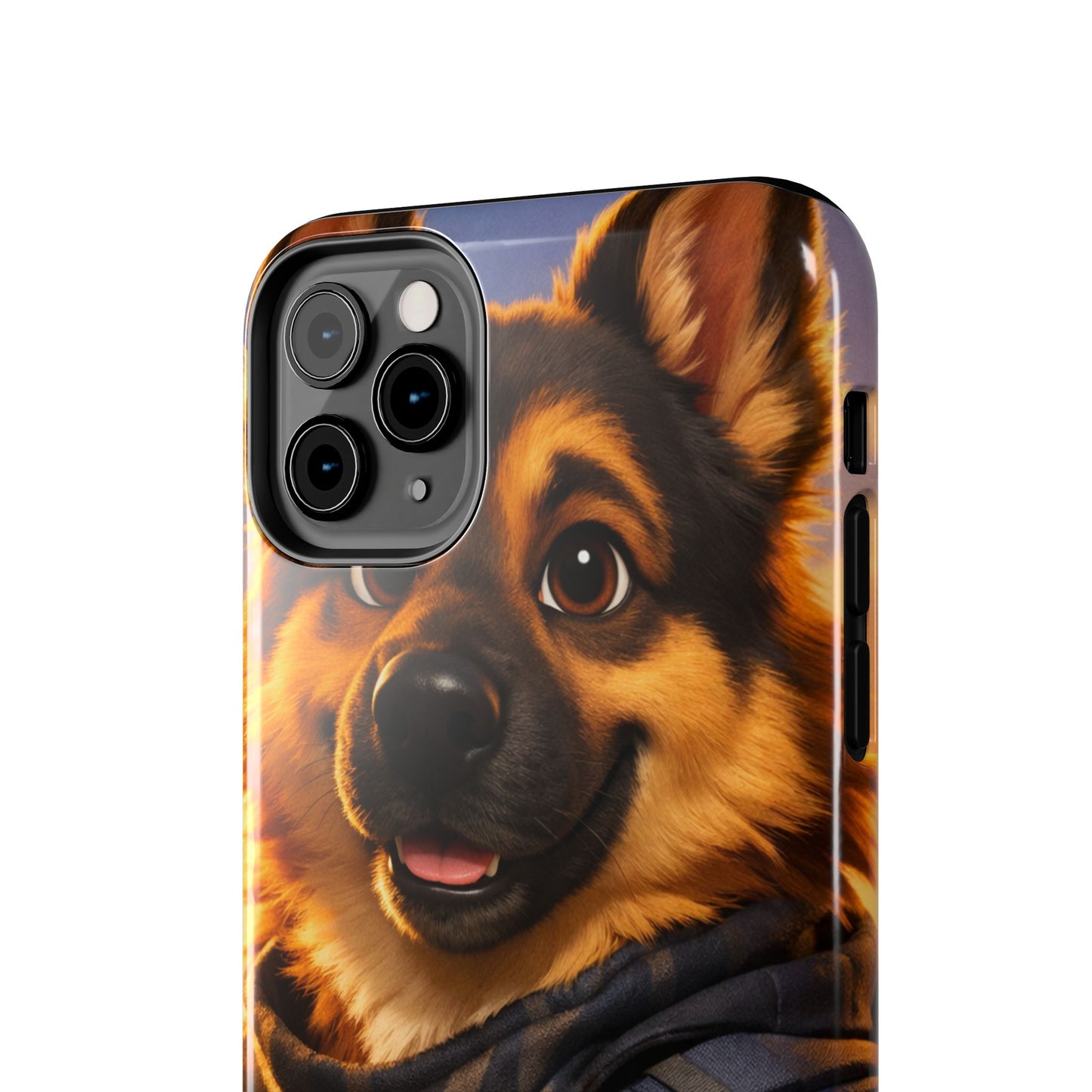 German Shepherd Tactical Hero Phone Case – Tough Protective Cover for iPhone & Samsung